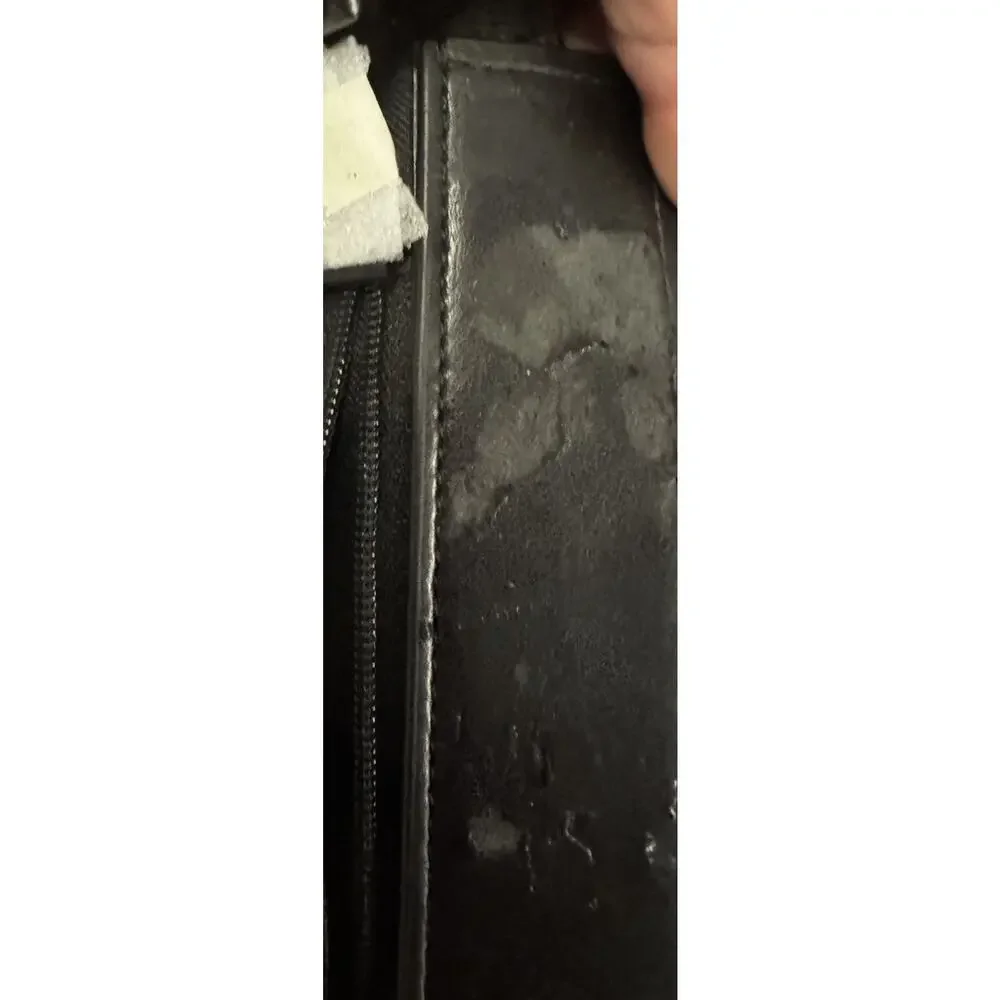 Coach Swagger 27 Satchel Black Pebbled Leather Gold Hardware NWOT Crossbody Read